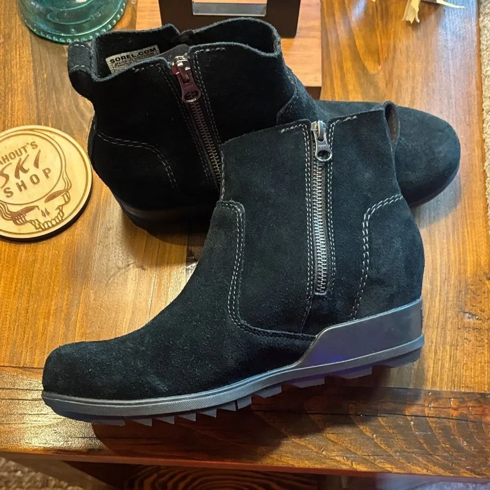 Black Suede Ankle Boots
